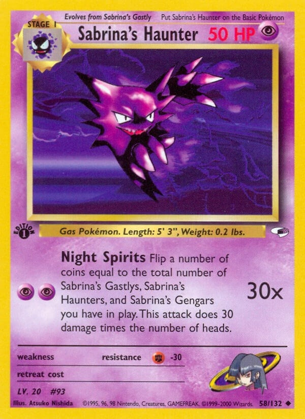 Image for Sabrina's Haunter (058/132) (Gym Heroes) - Pokemon
