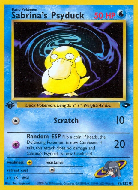 Image for Sabrina's Psyduck (099/132) (Gym Challenge) - Pokemon