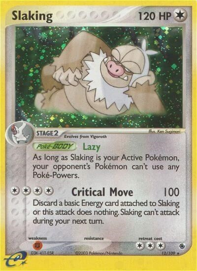 Image for Slaking (12/109) (Ruby and Sapphire) - Pokemon