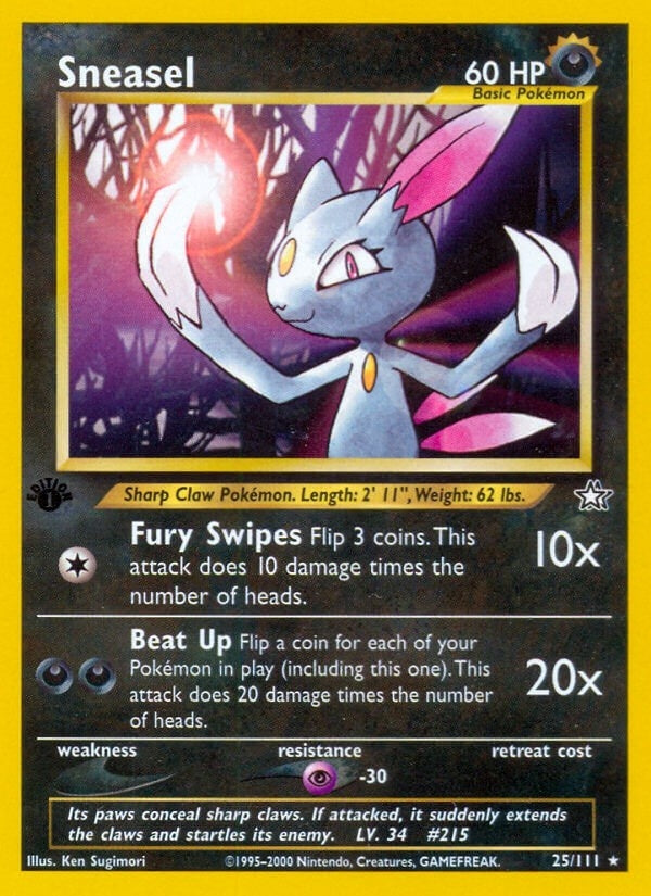 Image for Sneasel (025/111) (Neo Genesis) - Pokemon