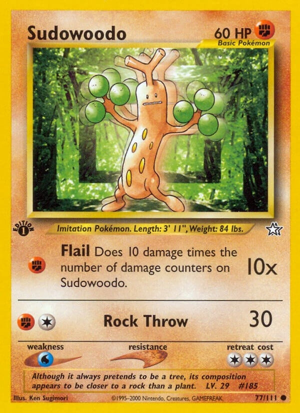 Image for Sudowoodo (077/111) (Neo Genesis) - Pokemon