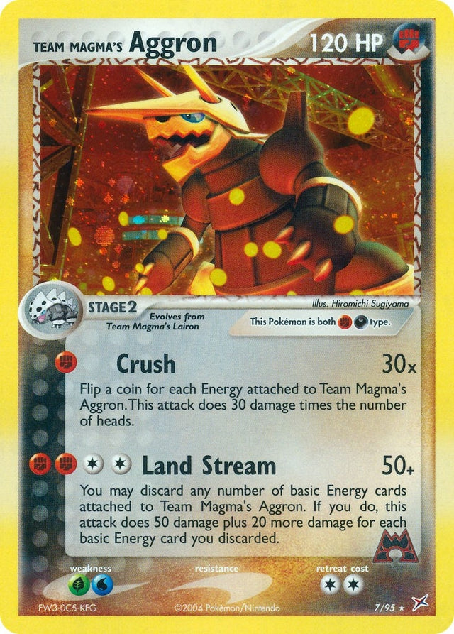 Image for Team Magma's Aggron (7/95) (Team Magma vs Team Aqua) - Pokemon