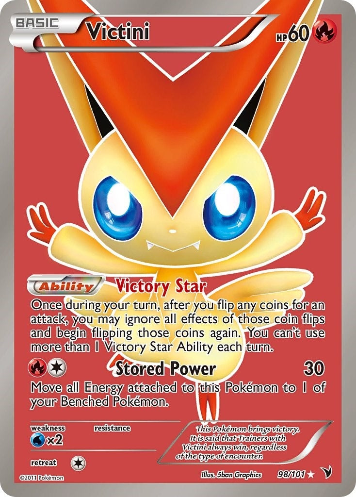Image for Victini (98 Full Art) (98/101) (Noble Victories) - Pokemon