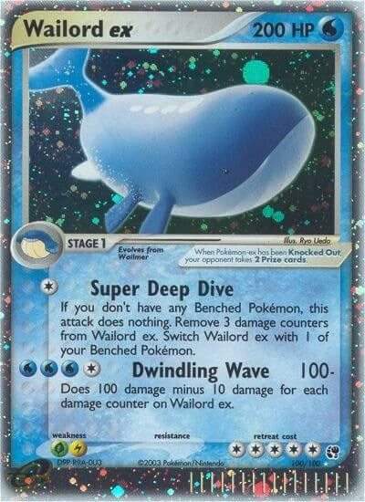 Image for Wailord ex (100/100) (Sandstorm) - Pokemon