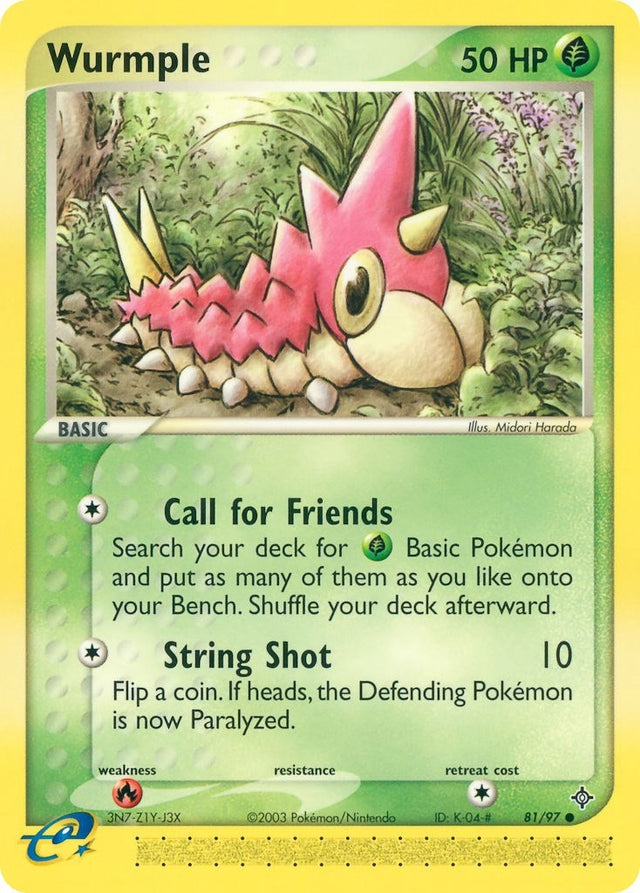 Image for Wurmple (81/97) (Dragon) - Pokemon