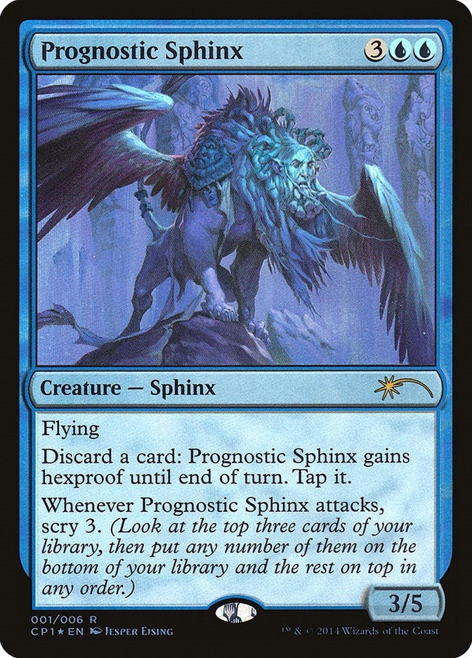 Image for Prognostic Sphinx (1) (Foil) (Unique and Miscellaneous Promos) (UMP) - Magic: The Gathering