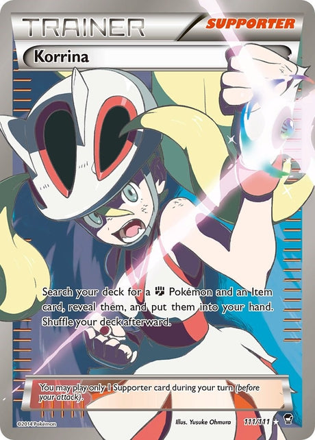 Image for Korrina (111 Full Art) (111/111) (XY - Furious Fists) - Pokemon