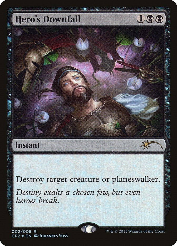 Image for Hero's Downfall (2) (Foil) (Unique and Miscellaneous Promos) (UMP) - Magic: The Gathering