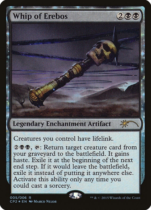 Image for Whip of Erebos (5) (Foil) (Unique and Miscellaneous Promos) (UMP) - Magic: The Gathering