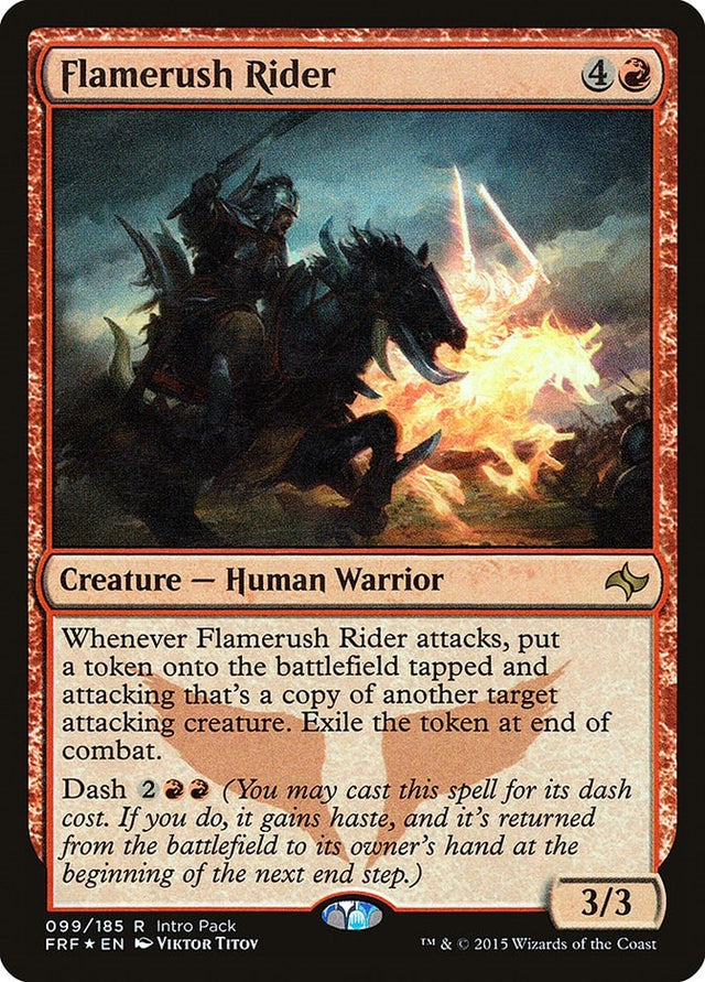 Image for Flamerush Rider (99) (Foil) (Unique and Miscellaneous Promos) (UMP) - Magic: The Gathering