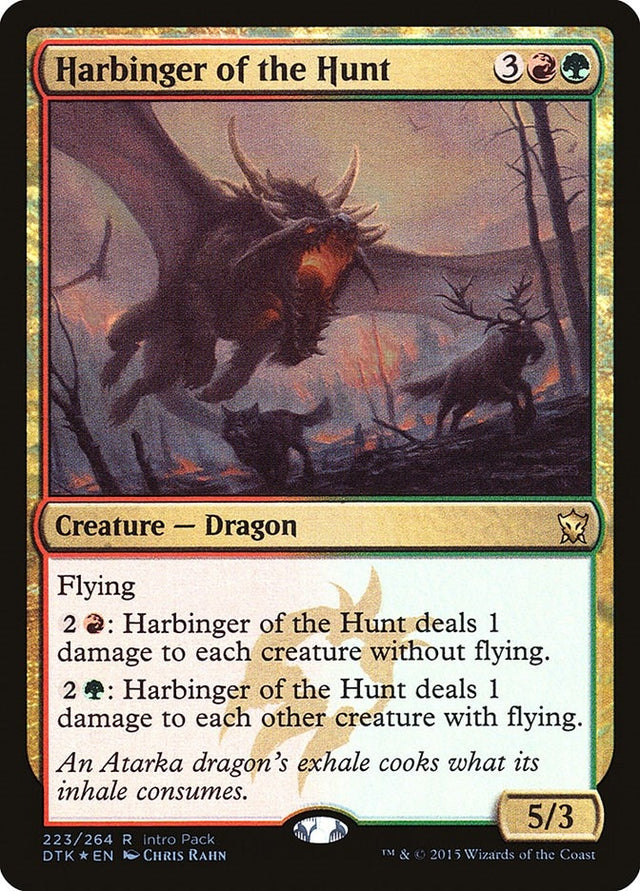 Image for Harbinger of the Hunt (223) (Foil) (Unique and Miscellaneous Promos) (UMP) - Magic: The Gathering