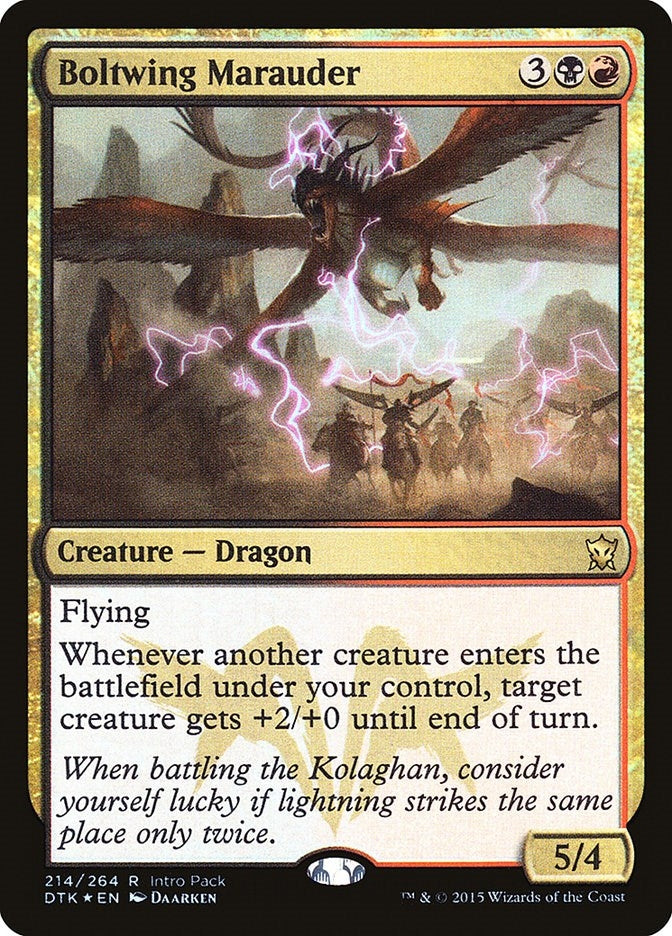 Image for Boltwing Marauder (214) (Foil) (Unique and Miscellaneous Promos) (UMP) - Magic: The Gathering