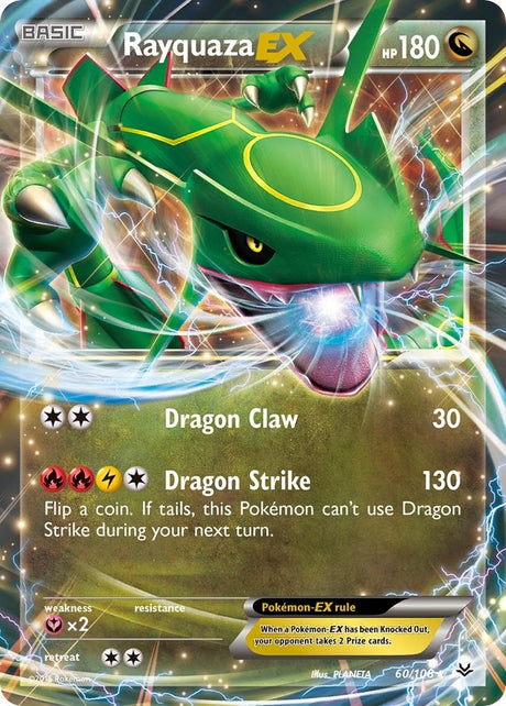 Image for Rayquaza EX (60) (60/108) (XY - Roaring Skies) - Pokemon