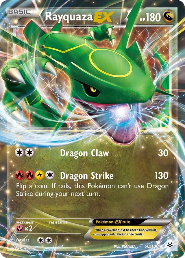 Image for Rayquaza EX (60) (60/108) (XY - Roaring Skies) - Pokemon