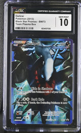 DARKRAI BLACK STAR PROMOS BW73 2013 TEAM PLASMA BOX CGC 10