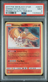SHINING HO-OH-HOLO SHINING LEGENDS ELITE TRAINER BOX 2017 POKEMON SM BLACK STAR PROMO PSA MINT 9 - front