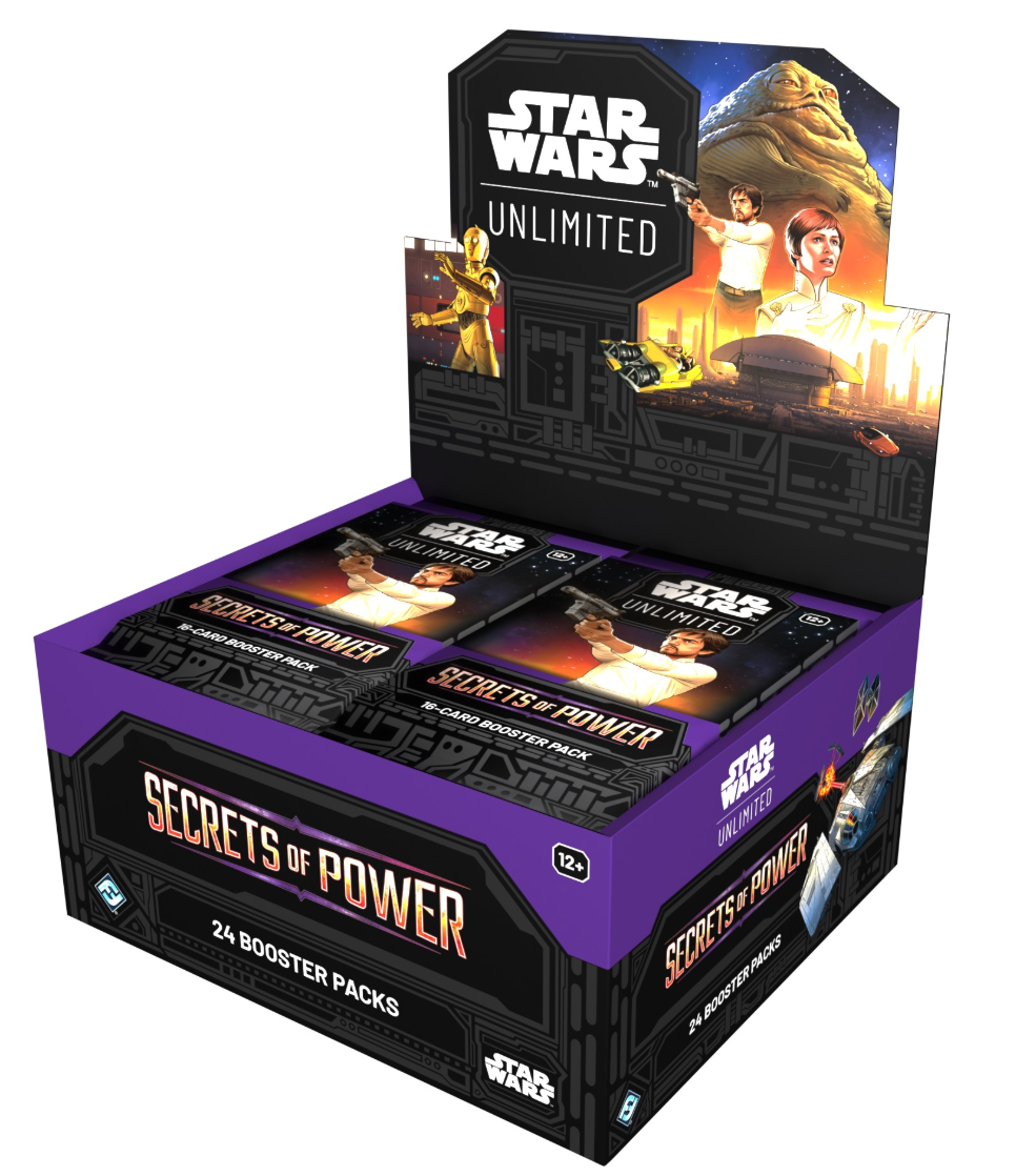 Star Wars: Unlimited - Secrets of Power Booster Display