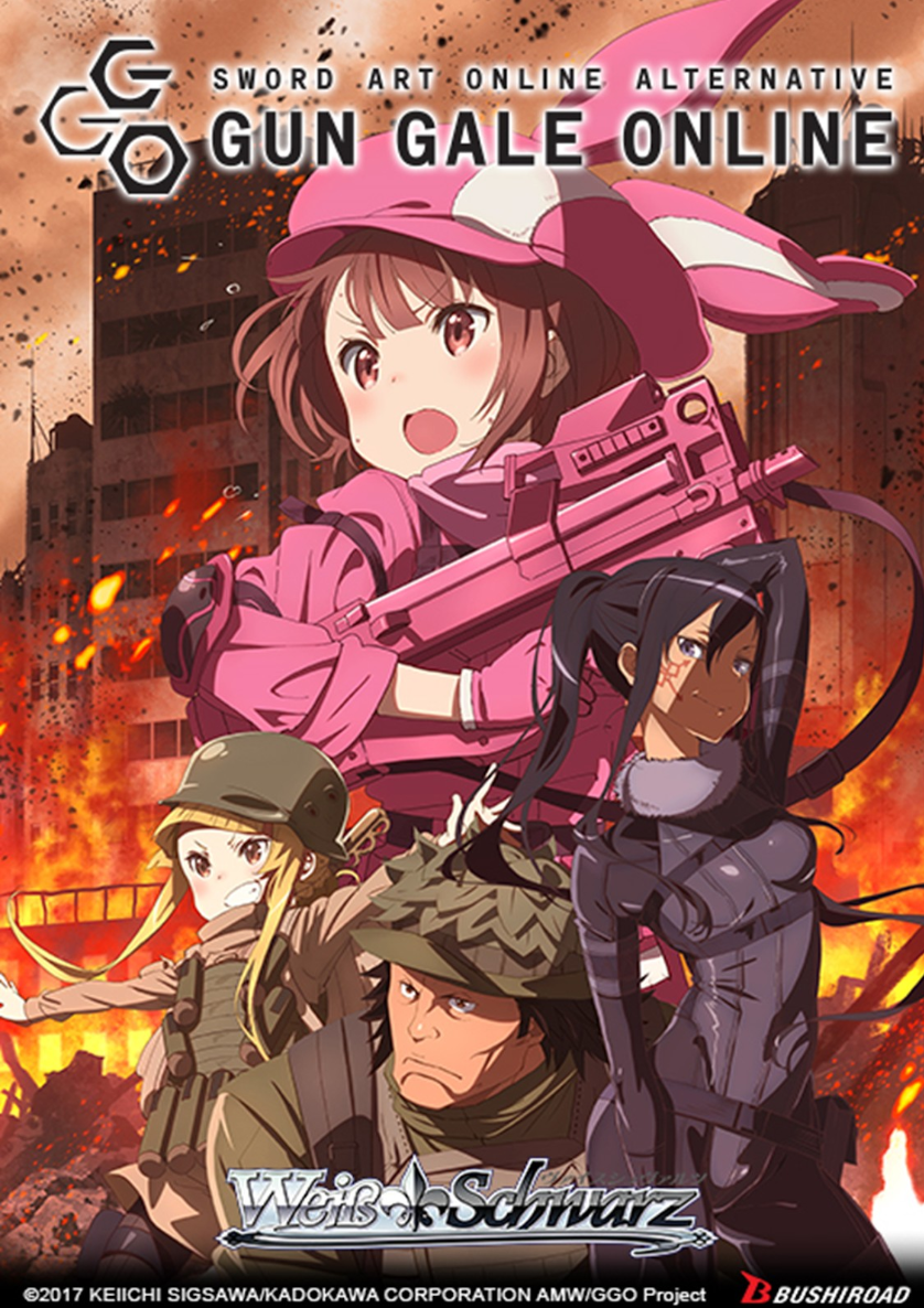 Weiss Schwarz: Sword Art Online Alternative - Gun Gale Online REPRINT Booster Display