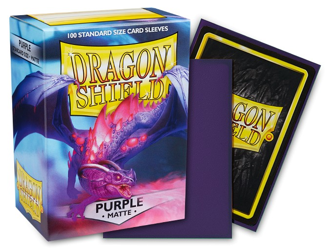 Dragon Shield Sleeves: Standard Matte - Purple 100CT