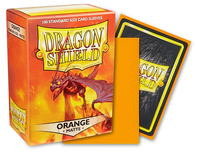 Dragon Shield Sleeves: Standard Matte - Orange 100CT