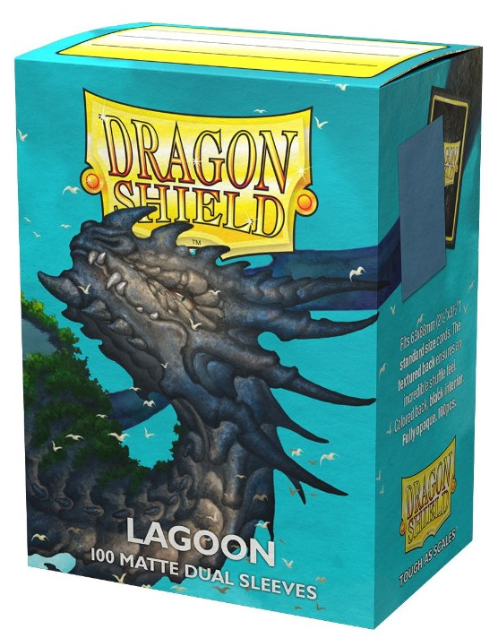 Dragon Shield Sleeves: Standard Matte Dual - Lagoon 100CT