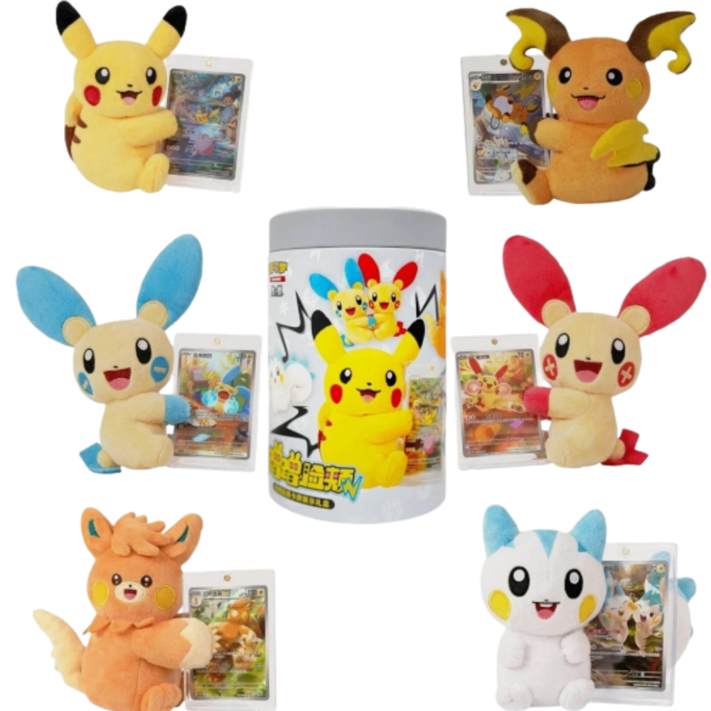 Chinese SC Nuzzle Cheeks Plush Toy Card Display Gift Box - Blind Box