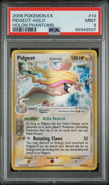 PIDGEOT-HOLO HOLON PHANTOMS 2006 POKEMON EX HOLON PHANTOMS PSA MINT 9