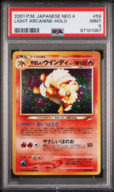 LIGHT ARCANINE-HOLO - PSA MINT 9