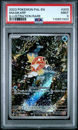 MAGIKARP ILLUSTRATION RARE 2023 POKEMON PAL EN-PALDEA EVOLVED PSA MINT 9