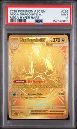 MEGA DRAGONITE ex MEGA HYPER RARE 2026 POKEMON ASC EN-ASCENDED HEROES PSA MINT 9