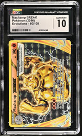 MACHAMP BREAK 2016 XY Evolutions CGC 10