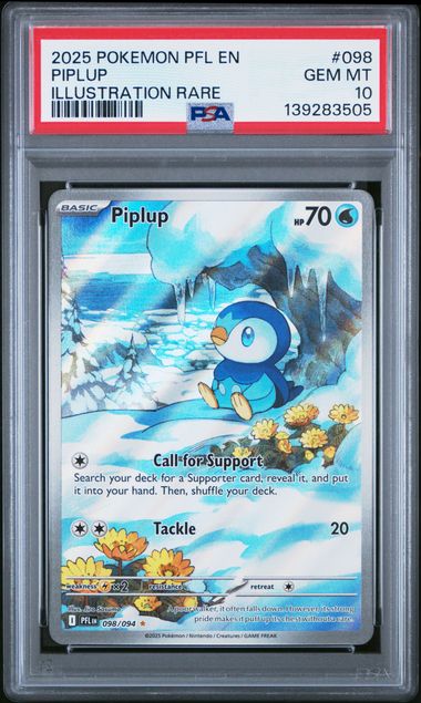PIPLUP 2025 PFL PSA 10