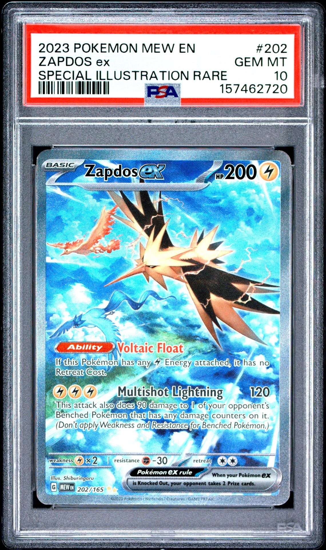 ZAPDOS ex - PSA GEM MT 10