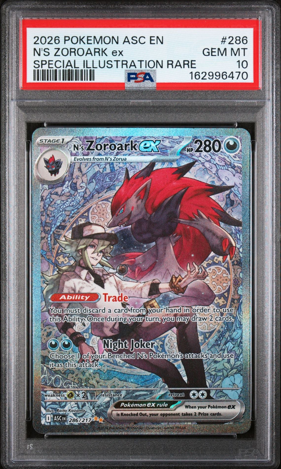 N'S ZOROARK ex - PSA GEM MT 10